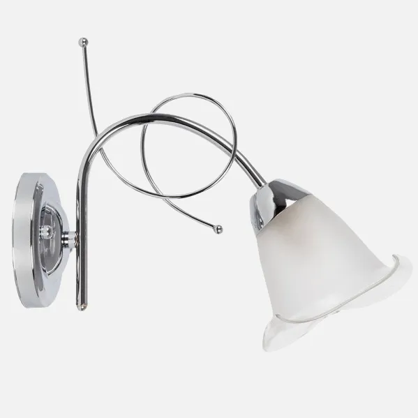 Aplique Adelfa 1xe14 Cromo 24x29x13 Cm