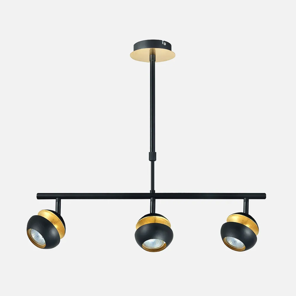 Colgante Beethoven Negro/oro 3xgu10