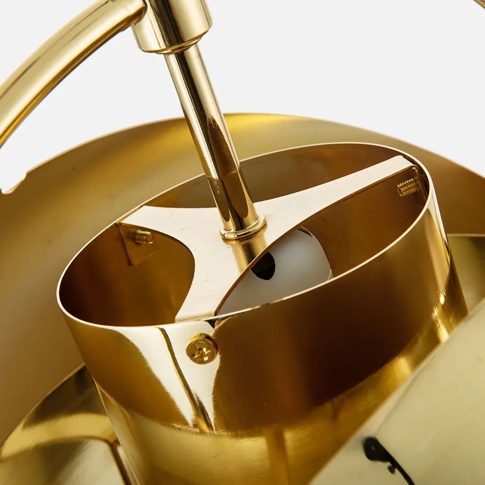 Colgante Metal Robot Oro 1xe27 Regx36x36 Cm