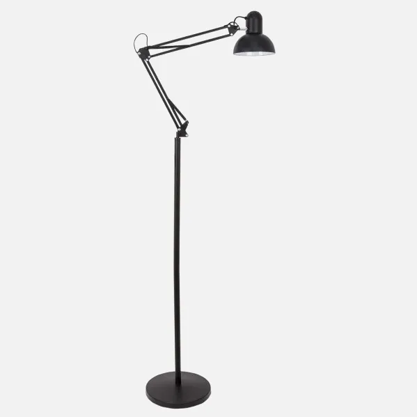 Desk lamp Of Foot Articulated Rutilo 1xe27 Black Matt 180x28x28 Cm