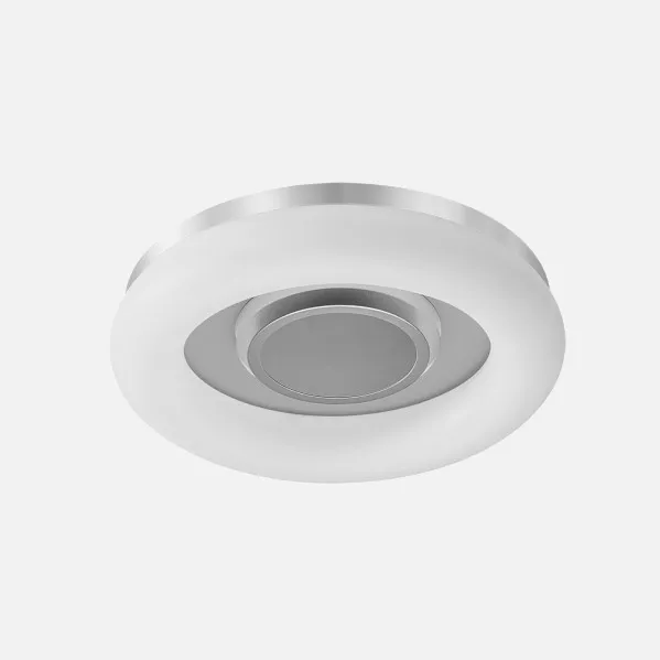 Plafon Paris 48+16w 3000-4000-6500k Blanc/plata 5440lm 12x55d C/remoro, Memoria Y Reg.Intensidad