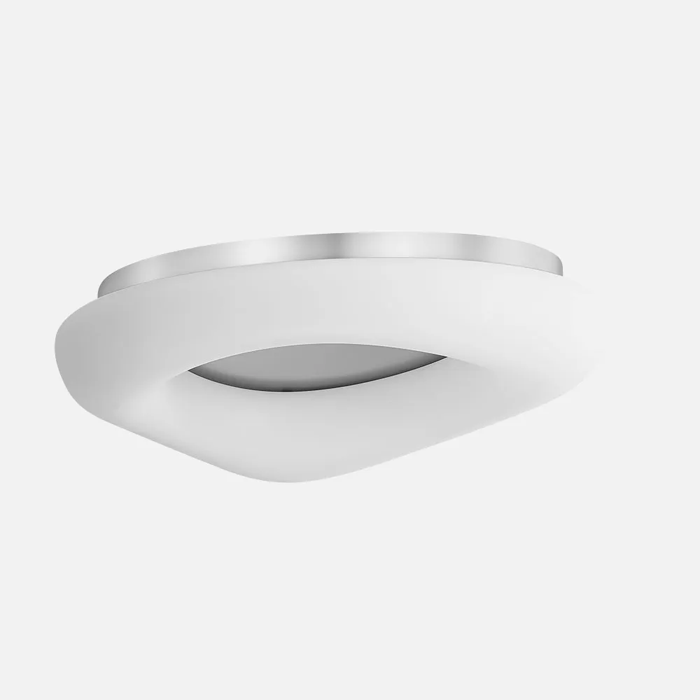 154785001 - Ceiling light Paris Gr 60w 3000-4000-6500k Cm White/silver 5100lm 14x64x54 Cm w/remote, memory and dimming