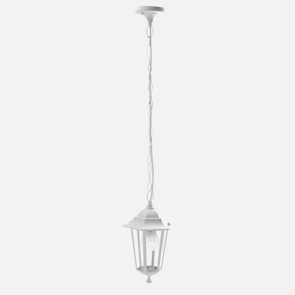 Pendant light Outdoor Aluminium Auriga 1xe27 White  Regx17x17 Cm  Ip44