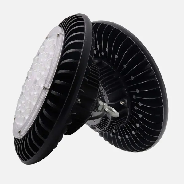 Campana Monzonita 100w 6500k Negro 11000lm Ip65 Led Smd 12,5x25x25 Cm