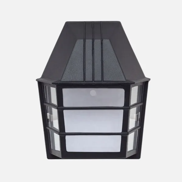 Outdoor Wall Light Aluminium Acrux 1xe27 Black Ip23  24x20x11,5 Cm