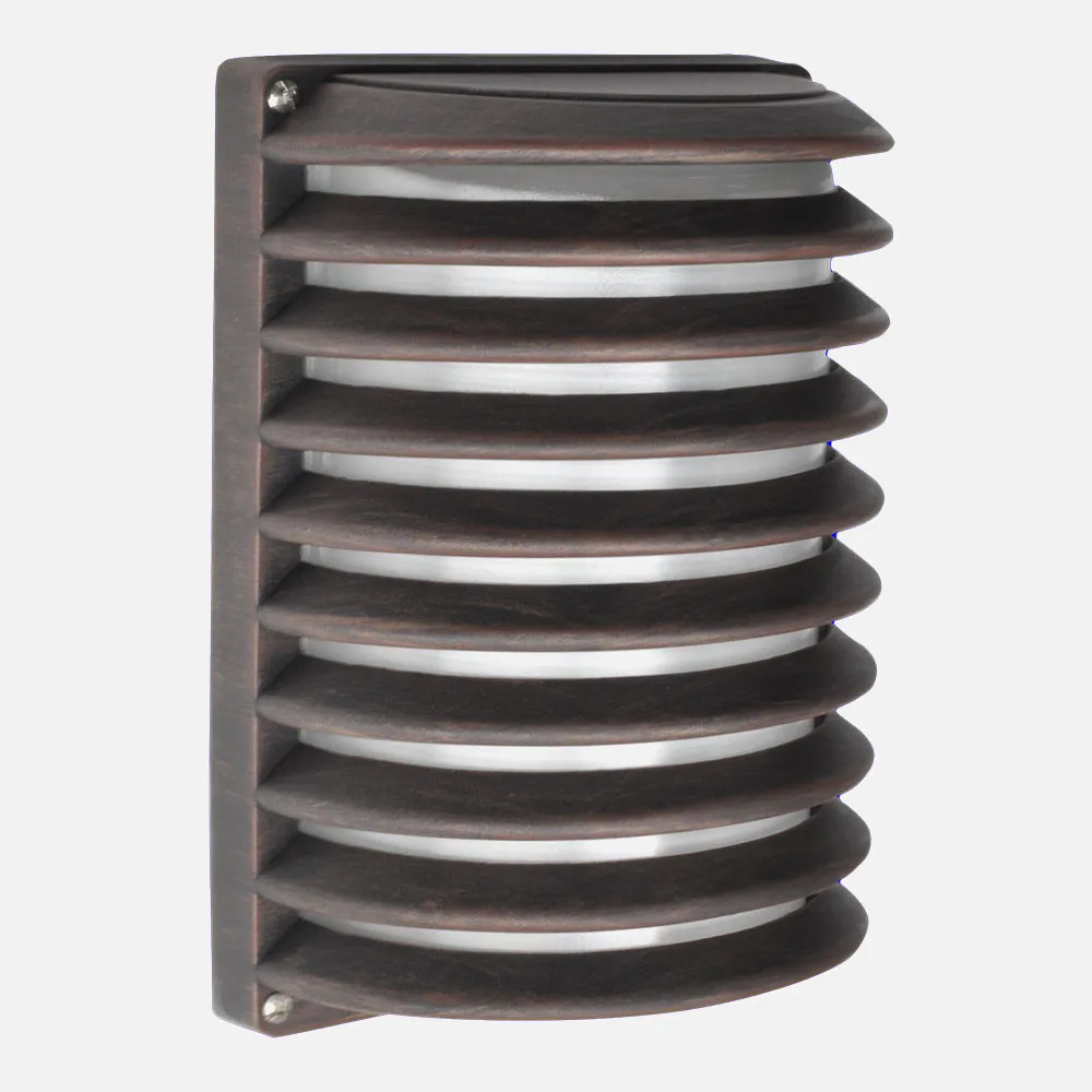 148661002 - Aplique Ext. Aluminio Achernar 1xe27 Marron Ip44 25,5x18x13 Cm