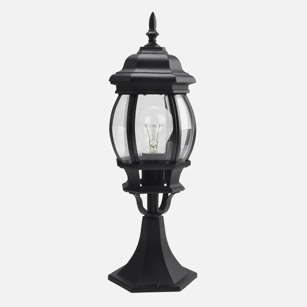 149571009 - Sobremuro Exterior Aluminio Caelum 1xe27 Negro   49x16x16 Cm  Ip44