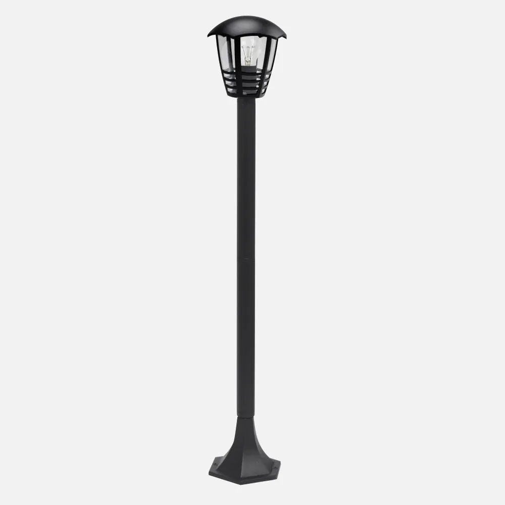 150241009 - Farola Exterior Aluminio Alnilan 1xe27 Negro Ip44 94x18x18 Cm
