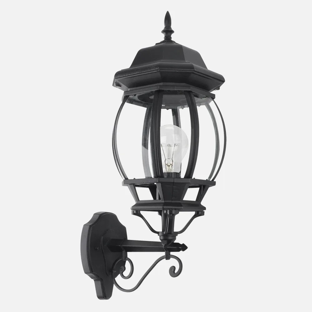 149561109 - Aplique Exterior Aluminio Caelum 1xe27 Negro Ip44 54x19x28 Cm
