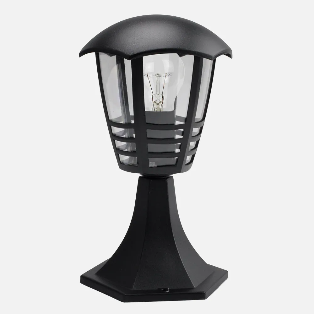 150271009 - Outdoor Surface Light Aluminium Alnilan 1xe27 Black  30x16x16 Cm Ip44