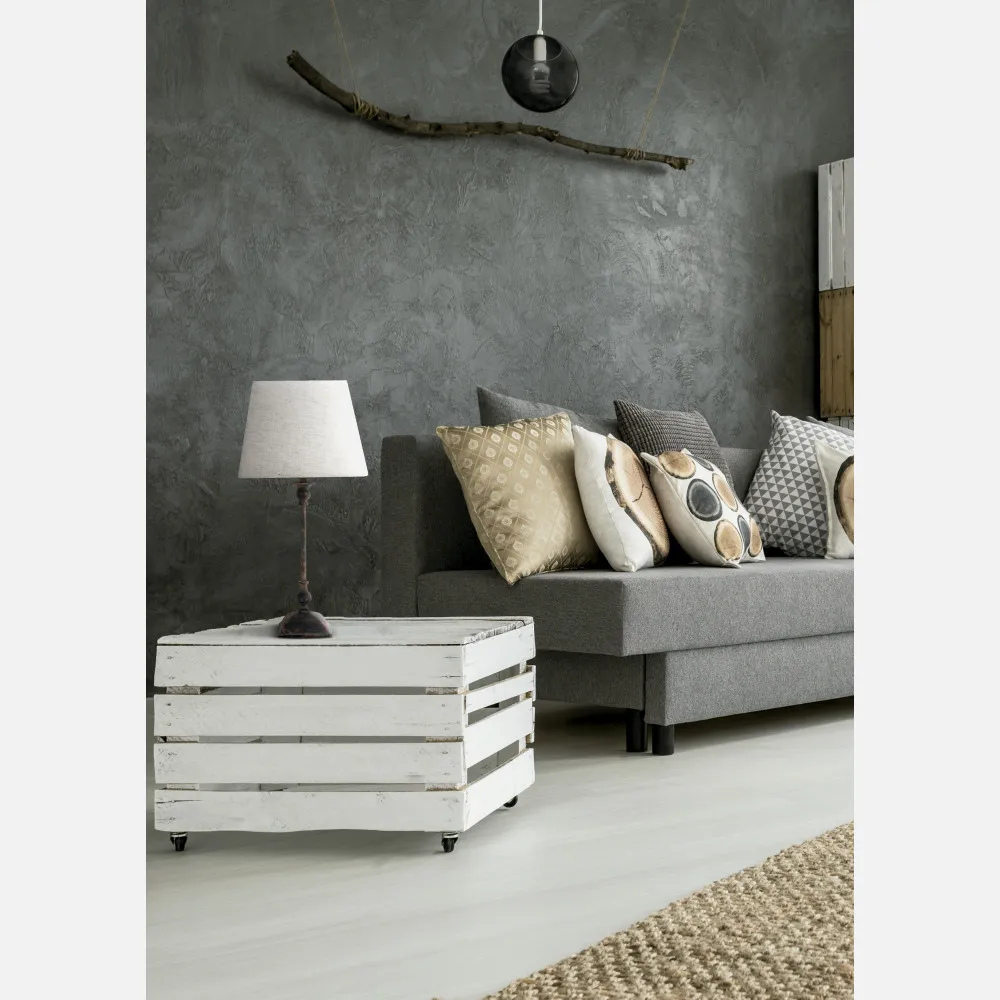 Sobremesa Ceramica Palo Santo 1xe27 Bronce Dorado C/pant Beis 50.5x28x28 Cm