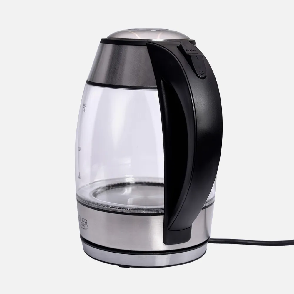 Hervidor De Agua Elect. De Vidrio 0,5-1,8l 2200w Apagado Automatico.filtro Anti-cal