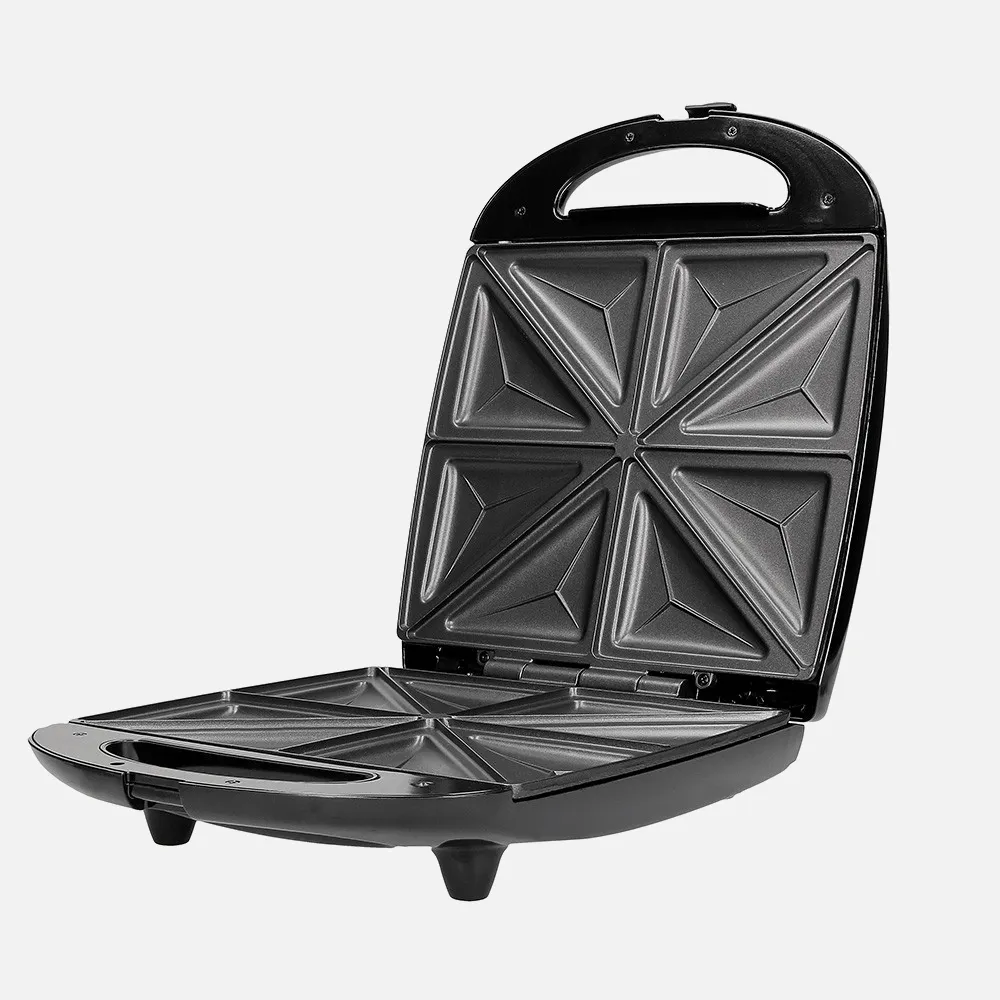 Sandwichera XL C/termostato 1500w 4 Compartimentos Antiadherente
