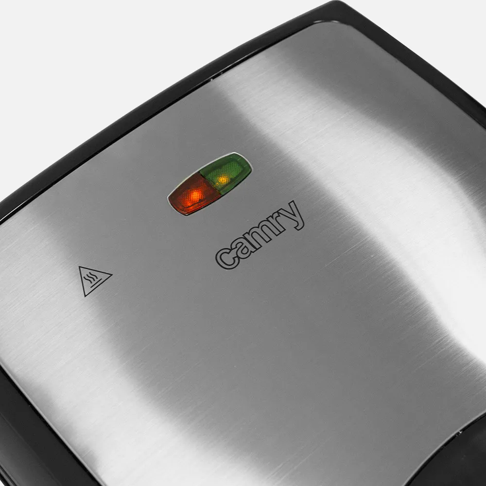 Sandwichera XL C/termostato 1500w 4 Compartimentos Antiadherente