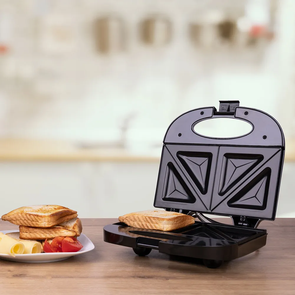 Sandwichera C/termostato 850w Recubrimiento Antiadherente