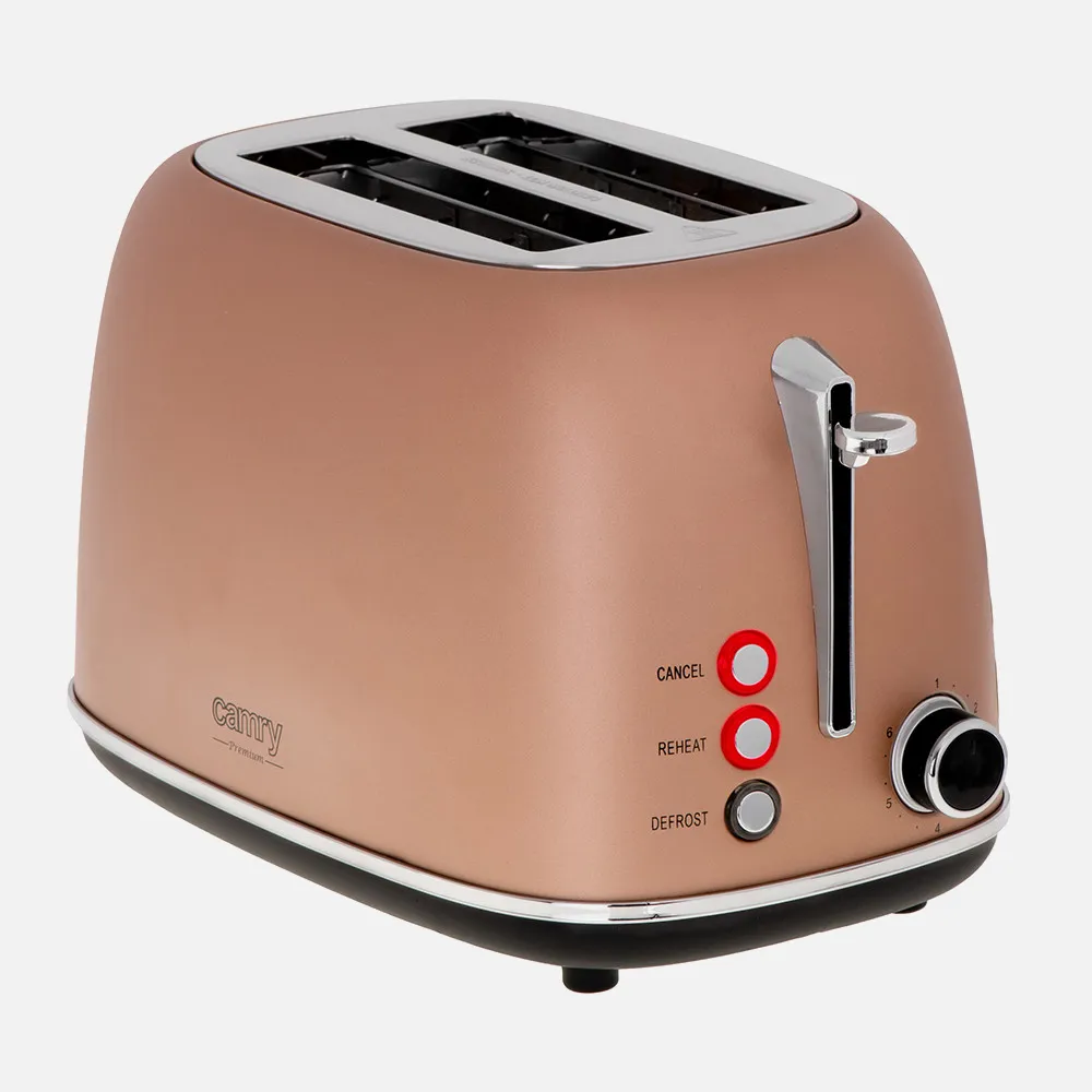 Tostadora 2 Reban. 1000w Funcion Descongelar Apagado Automatico, Boton Cancelar