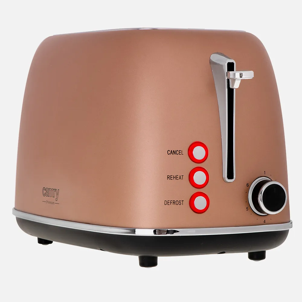 Tostadora 2 Reban. 1000w Funcion Descongelar Apagado Automatico, Boton Cancelar