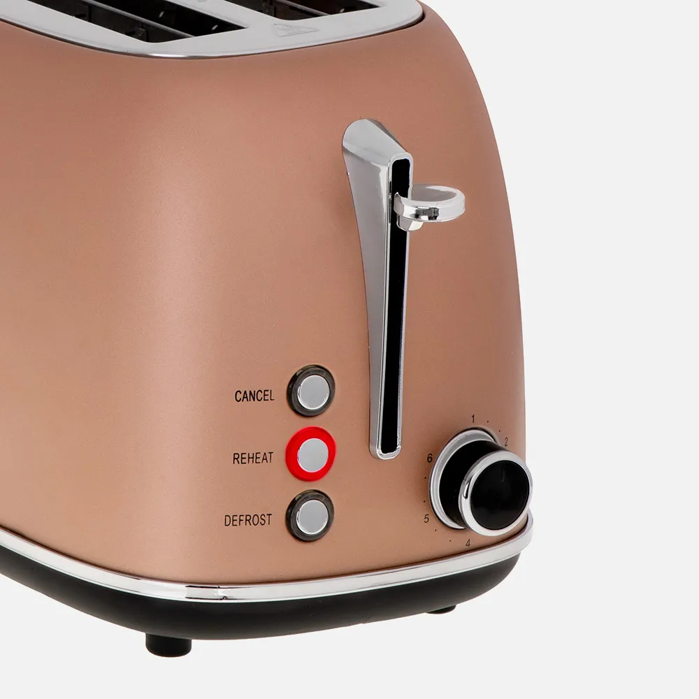 Tostadora 2 Reban. 1000w Funcion Descongelar Apagado Automatico, Boton Cancelar