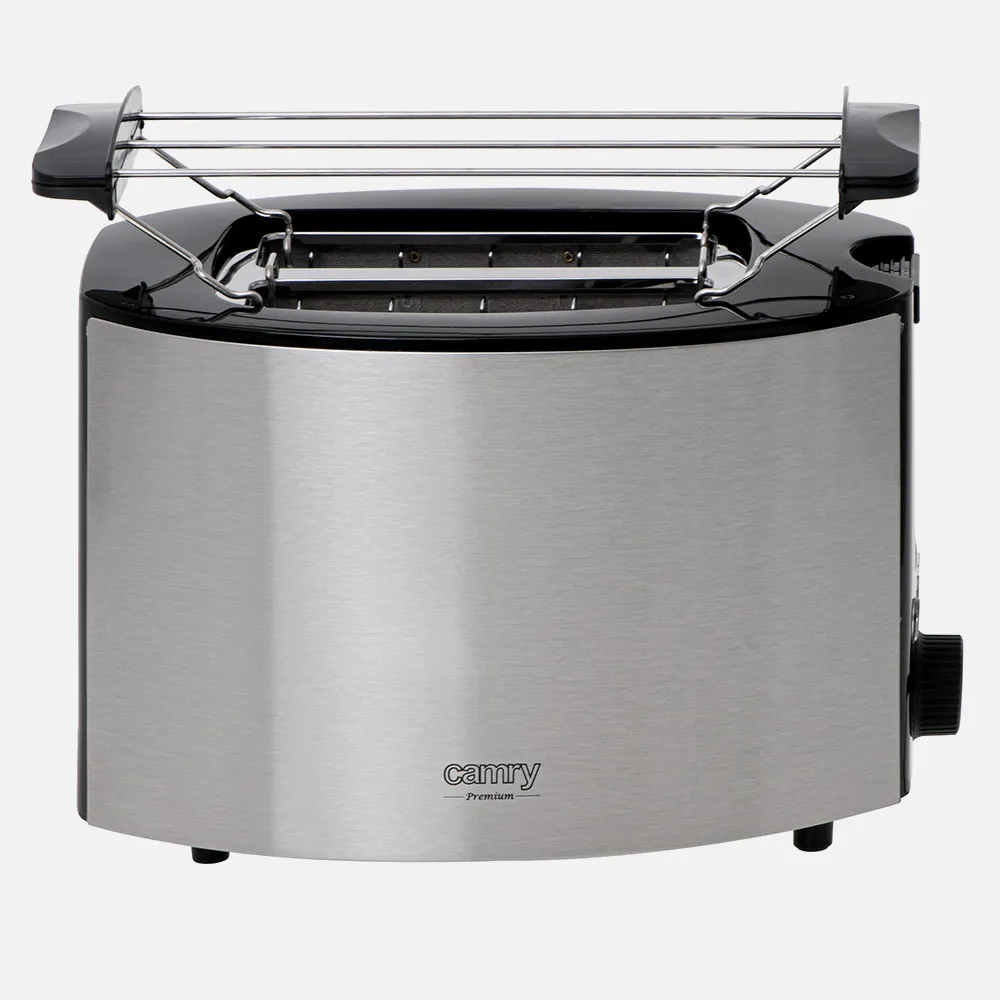 Tostadora 2 Reban. 1000w Parrilla Superior C/ajuste De Tostado, Boton Cancelar