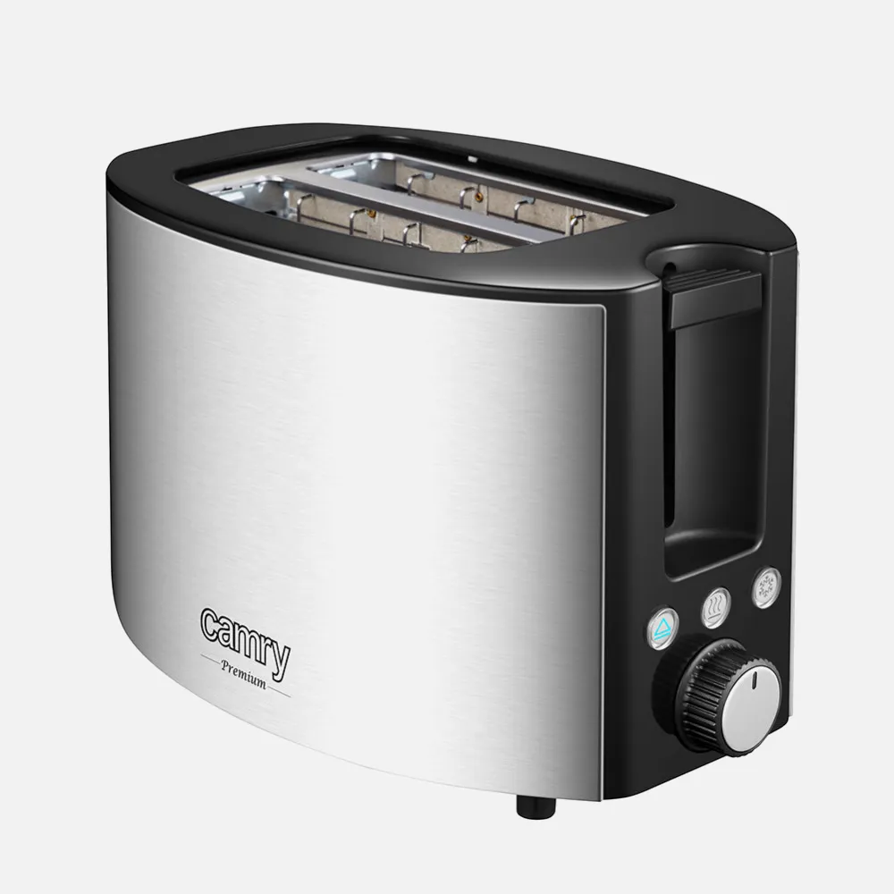 Tostadora 2 Reban. 1000w Parrilla Superior C/ajuste De Tostado, Boton Cancelar