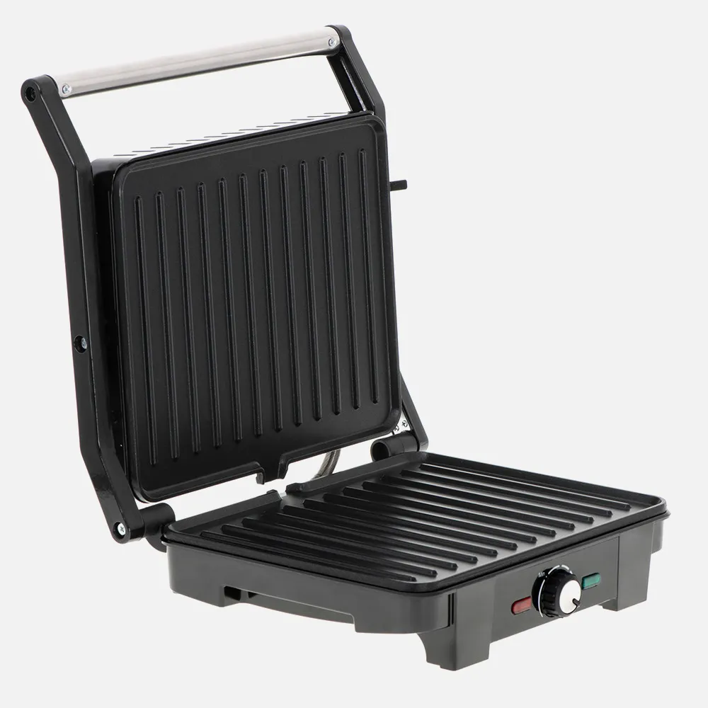 Grill Antiadherente 2800w 180º Bandeja Goteo Placa Xl 29*24 Cm Con Espatula