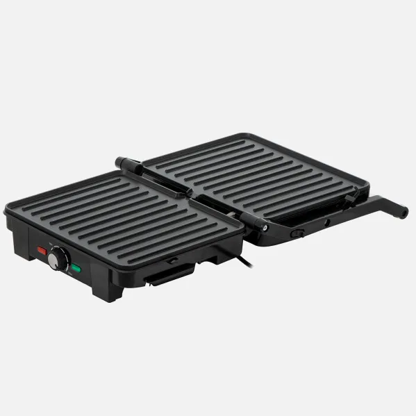 Grill Antiadherente 2800w 180º Bandeja Goteo Placa Xl 29*24 Cm Con Espatula