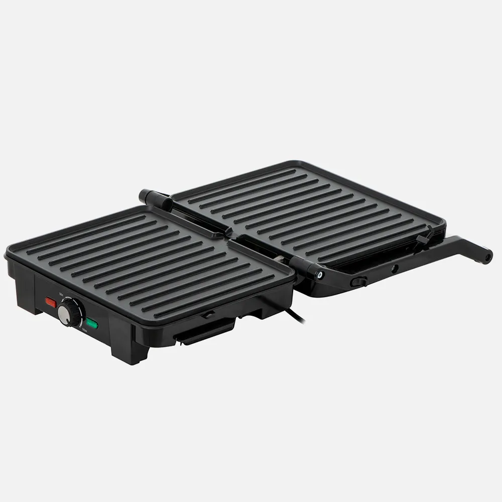 Grill Antiadherente 2800w 180º Bandeja Goteo Placa Xl 29*24 Cm Con Espatula