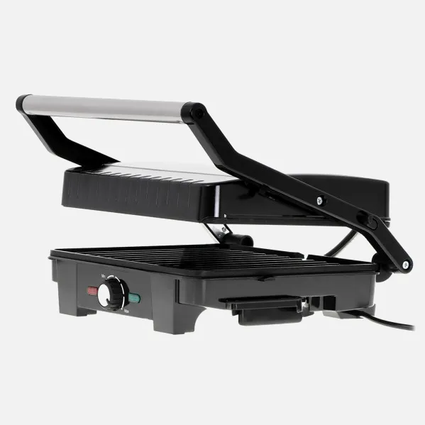 Grill Antiadherente 2800w 180º Bandeja Goteo Placa Xl 29*24 Cm Con Espatula
