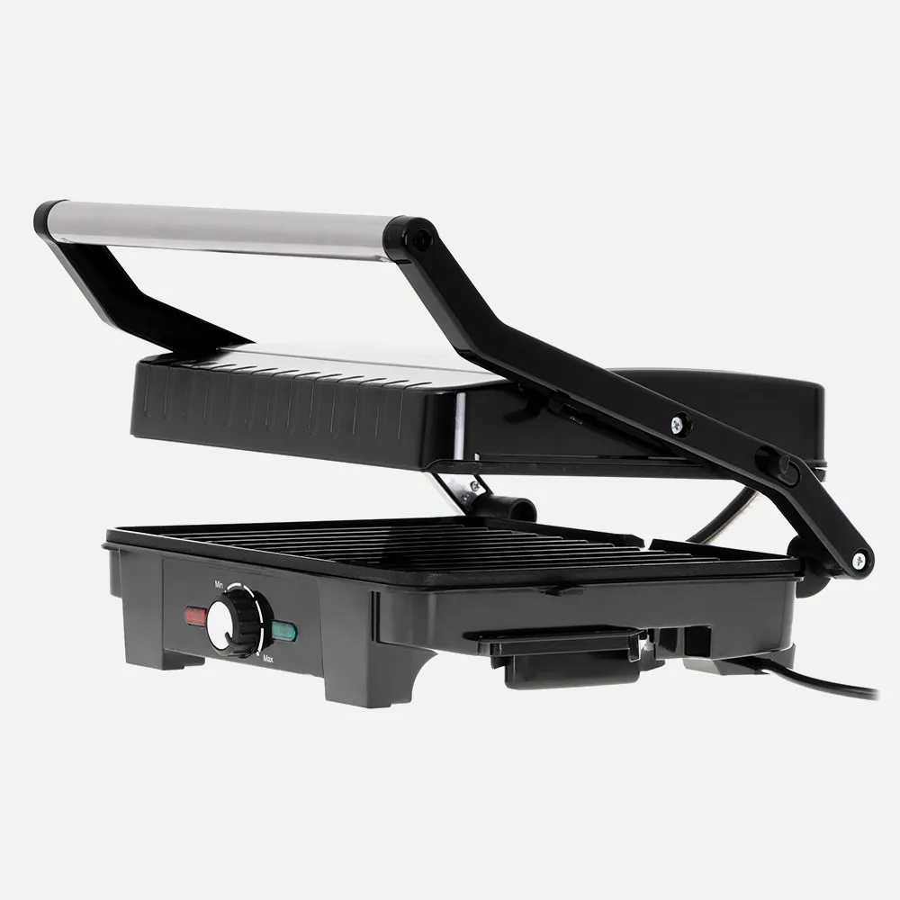 Grill Antiadherente 2800w 180º Bandeja Goteo Placa Xl 29*24 Cm Con Espatula