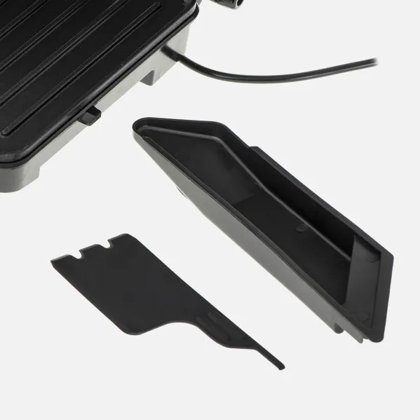 Grill Antiadherente 2800w 180º Bandeja Goteo Placa Xl 29*24 Cm Con Espatula