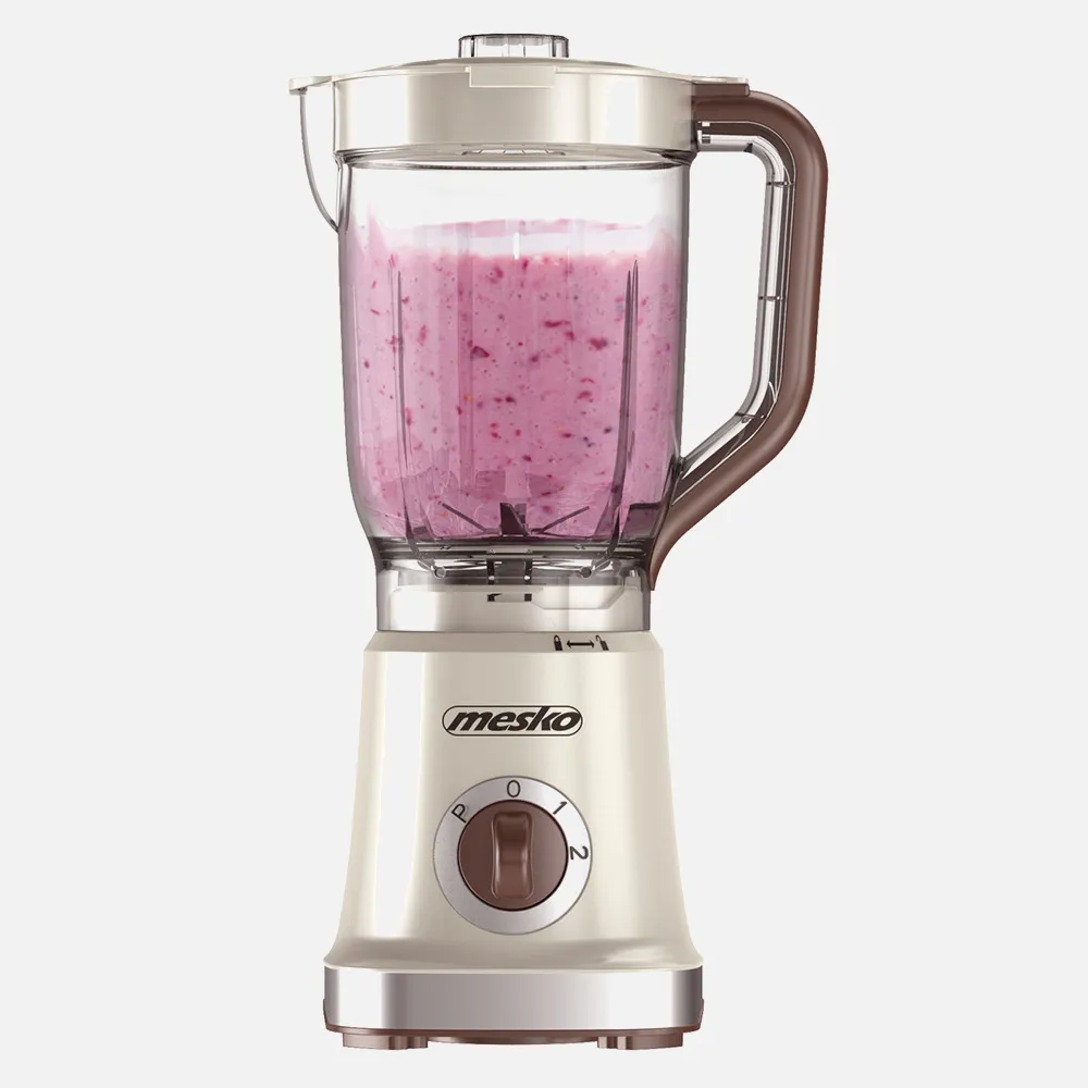 Batidora 1000w 4 Cuchillas Acero Inox. 1.8l Beige 2 Veloc. Funcion Pulso Vaso Sin Bpa
