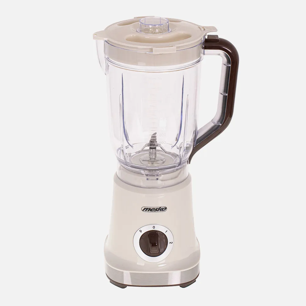 Batidora 1000w 4 Cuchillas Acero Inox. 1.8l Beige 2 Veloc. Funcion Pulso Vaso Sin Bpa