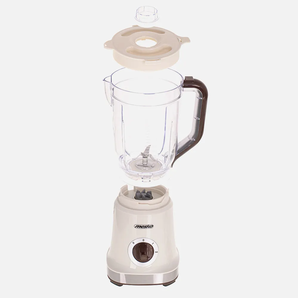 Batidora 1000w 4 Cuchillas Acero Inox. 1.8l Beige 2 Veloc. Funcion Pulso Vaso Sin Bpa