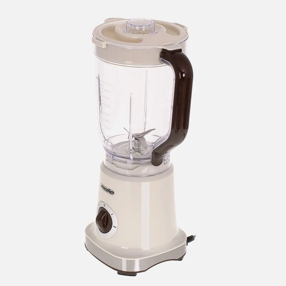 Batidora 1000w 4 Cuchillas Acero Inox. 1.8l Beige 2 Veloc. Funcion Pulso Vaso Sin Bpa