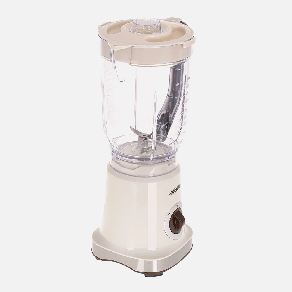 Batidora 1000w 4 Cuchillas Acero Inox. 1.8l Beige 2 Veloc. Funcion Pulso Vaso Sin Bpa