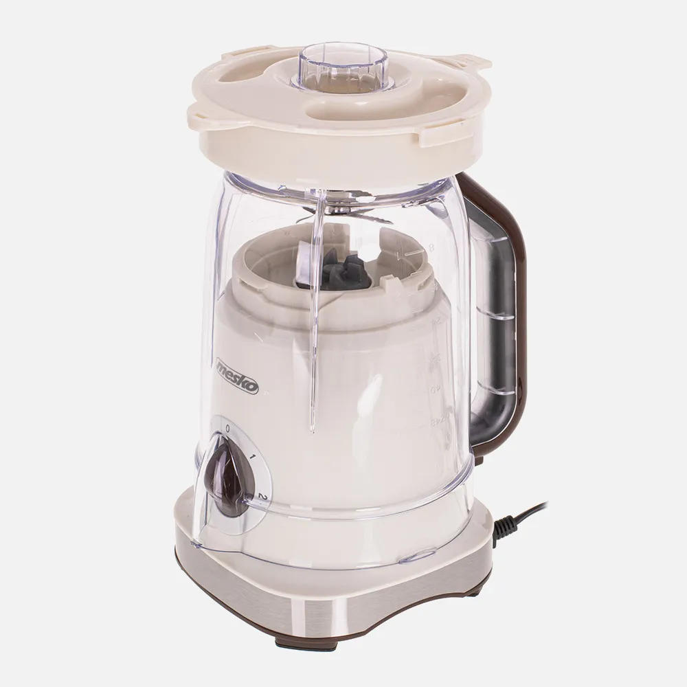 Batidora 1000w 4 Cuchillas Acero Inox. 1.8l Beige 2 Veloc. Funcion Pulso Vaso Sin Bpa