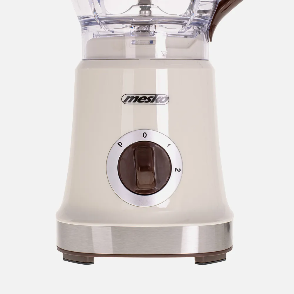 Batidora 1000w 4 Cuchillas Acero Inox. 1.8l Beige 2 Veloc. Funcion Pulso Vaso Sin Bpa