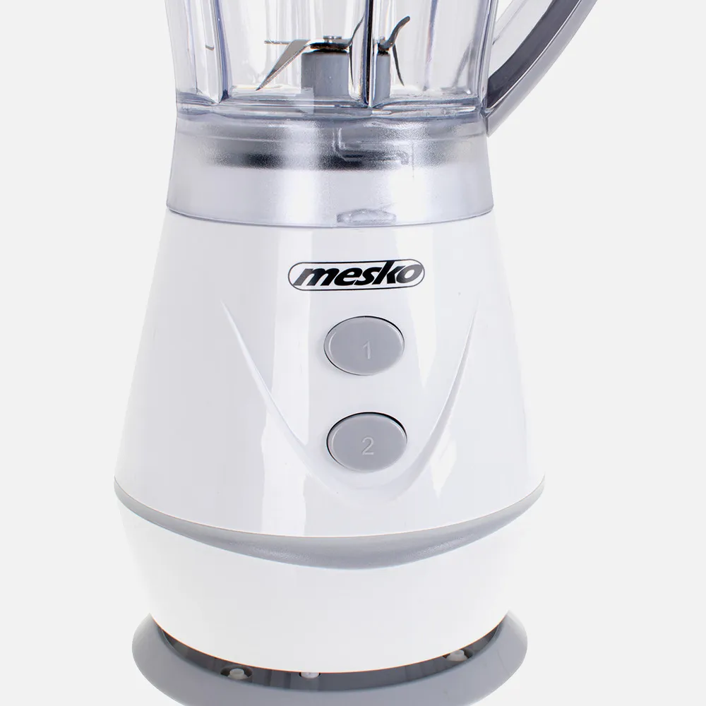 Batidora 500w Cuchillas Acero Inox. 1l 2 Veloc.jarra De Plastico. Silenciosa