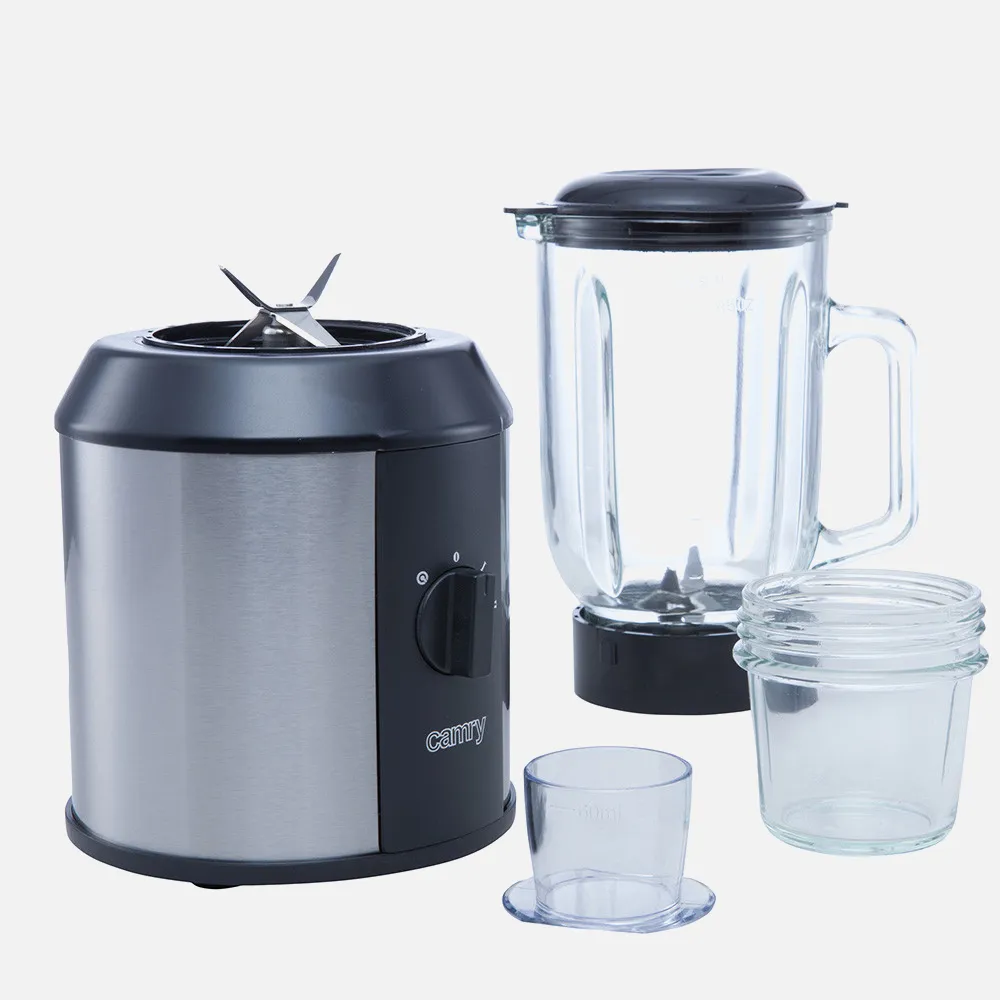 Batidora 1500w 2 Juegos Cuchillas Acero Inox. 1.5l Tritura Hielo 2 Veloc. 20000rpm