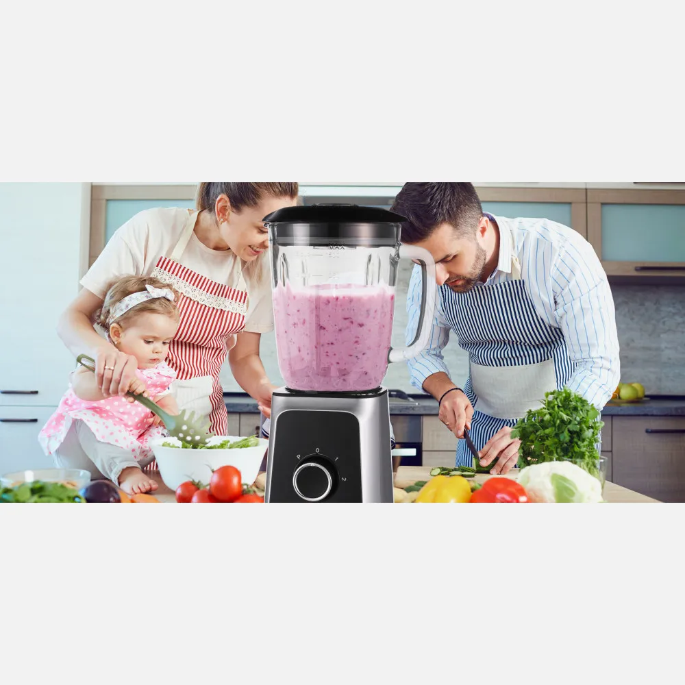 Batidora 1000w Hoja Acero Inox. 22000rpm 2 Veloc.tritura Hielo Funcion Pulso Jarra 1.5l