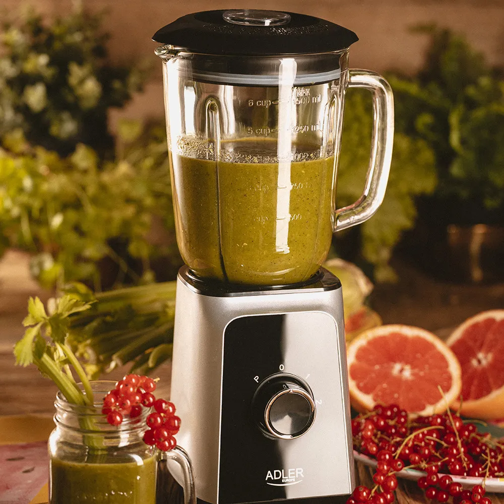 Batidora 1000w Hoja Acero Inox. 22000rpm 2 Veloc.tritura Hielo Funcion Pulso Jarra 1.5l