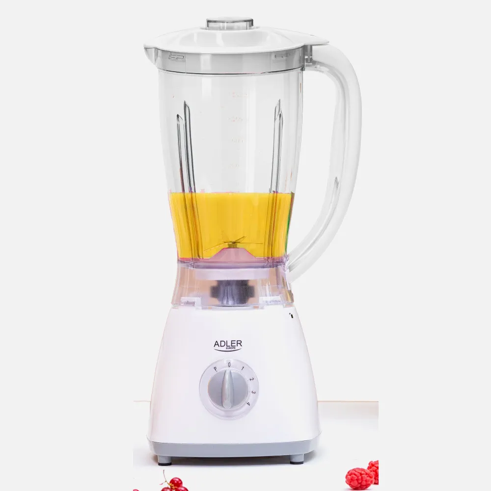 Batidora 450w Hoja Acero Inox. 4 Velocidades Jarra 1500ml. Silenciosa