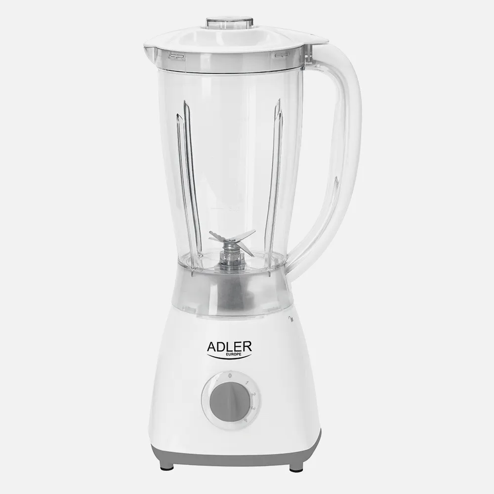 Batidora 450w Hoja Acero Inox. 4 Velocidades Jarra 1500ml. Silenciosa