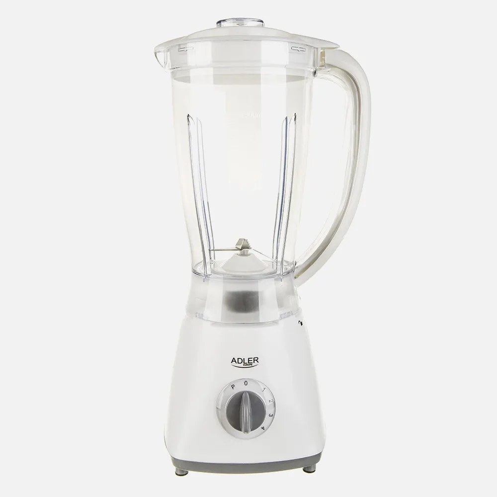 Batidora 450w Hoja Acero Inox. 4 Velocidades Jarra 1500ml. Silenciosa
