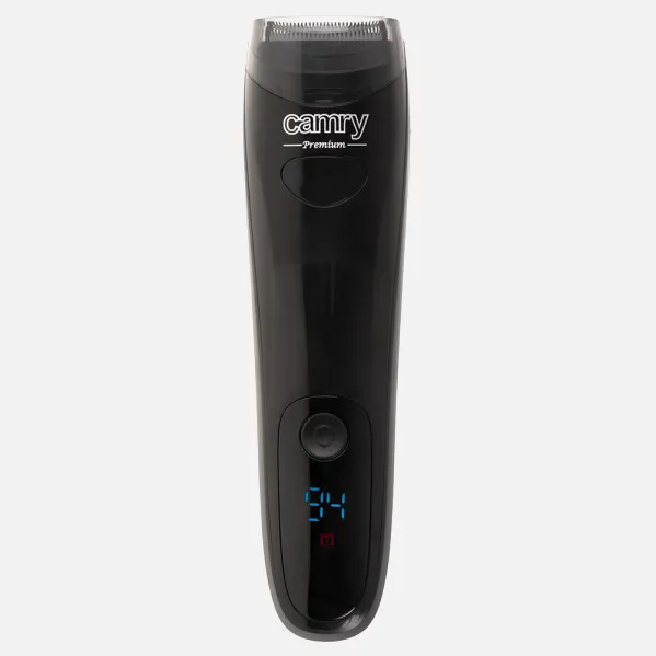 Cordless Beard Trimmer USB Charging LCD Screen 60min Use Time Suction 2 Accessories