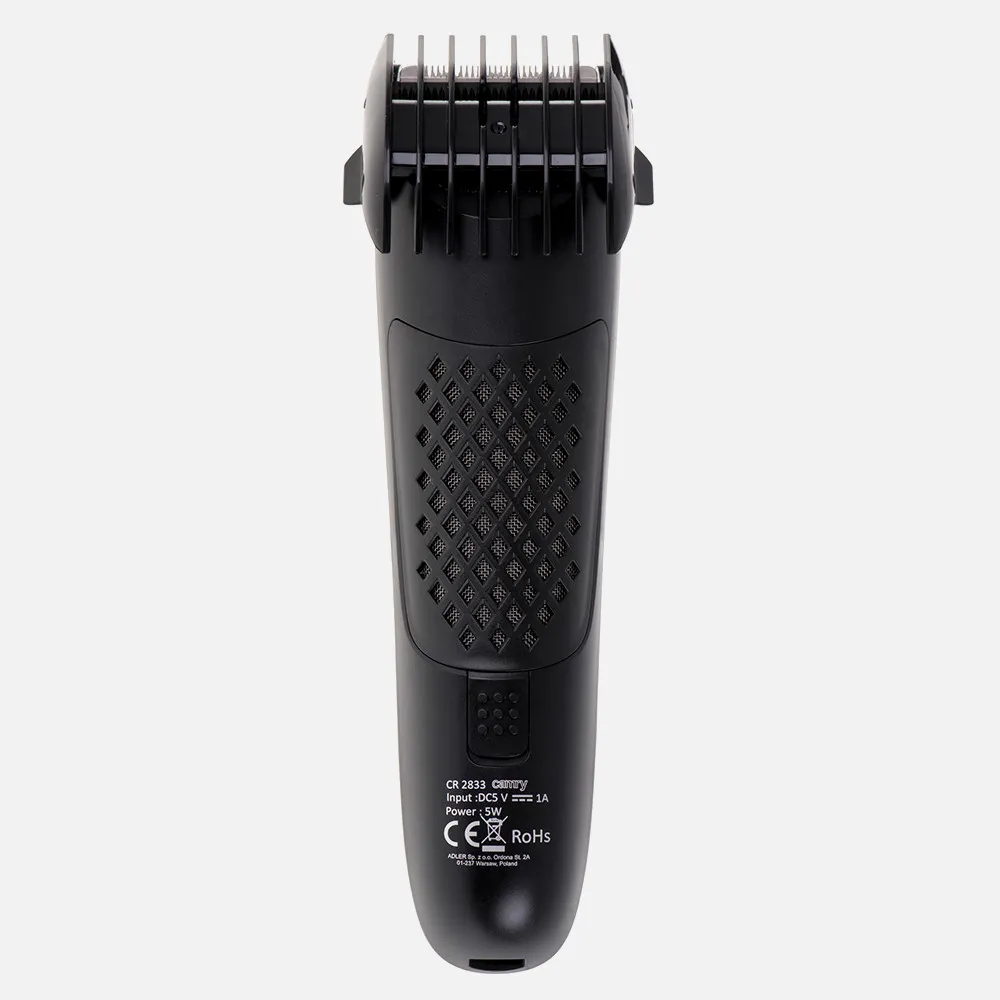 Recortadora Barba Inalambrica Carga Usb Pant. Lcd Tiempo Uso 60min Aspiracion 2 Accesor.