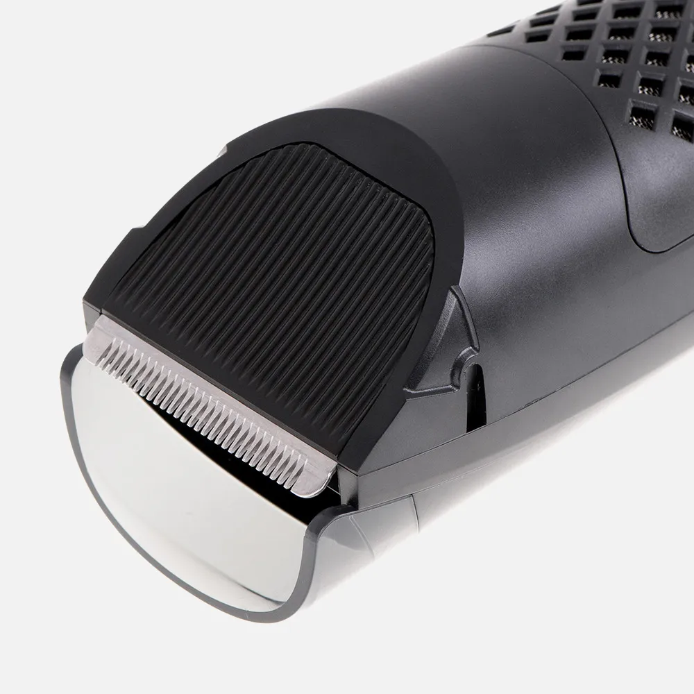 Recortadora Barba Inalambrica Carga Usb Pant. Lcd Tiempo Uso 60min Aspiracion 2 Accesor.