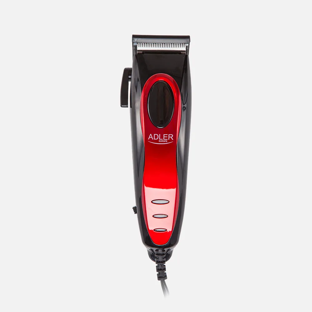 Cortapelos Acero Inox. 15w 4 Acces. Red Electrica Cable 1'9m Cepillo Tijeras Y Aceite