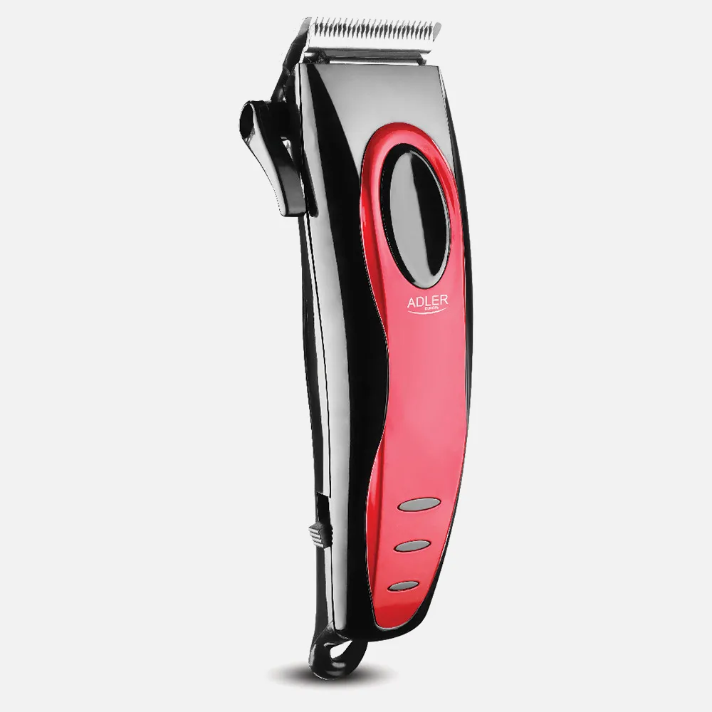 Cortapelos Acero Inox. 15w 4 Acces. Red Electrica Cable 1'9m Cepillo Tijeras Y Aceite