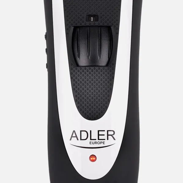 Hair Clippers and Trimmer Stainless Steel. NiMH Battery 24 Cutting Lengths Battery and Mains